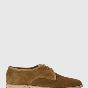 Hudson Brown Hayane Suede Derby Shoes for men
