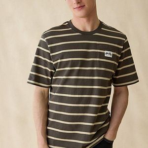 Stan Ray Brown Stripe Pattern Tee for men