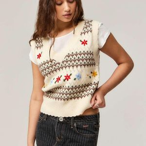 BDG Natural Ultimate Pinstripe Denim Mini Skirt