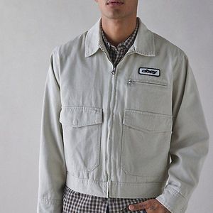Obey Gray Walter Work Jacket for men