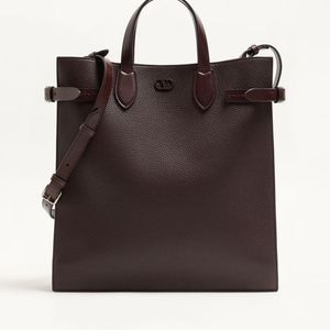 Valentino Garavani Brown Antibes Medium Tote Bag for men
