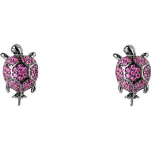 Lancaster Pink Jla-Ear-Turtle-5 Ladies Earrings