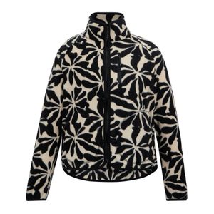 Regatta Black Ladies Frankie Abstract Floral Full Zip Fleece Jacket
