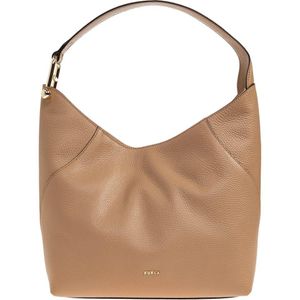 Furla White Lara M Hobo