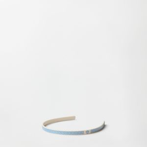 Versace White Plex Headband