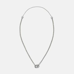 Versace White Greca Necklace