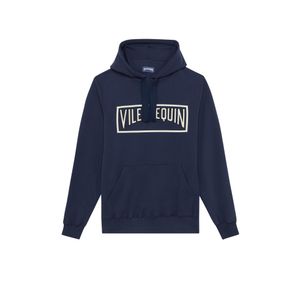 Vilebrequin Blue Cotton Hoodie Sweatshirt Solid for men