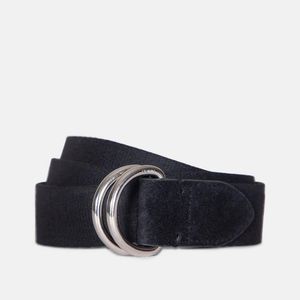 Vince Blue 30Mm Webbing D-Ring Belt
