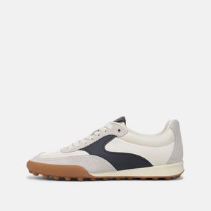 Vince White Silverlake Suede & Leather Trainer