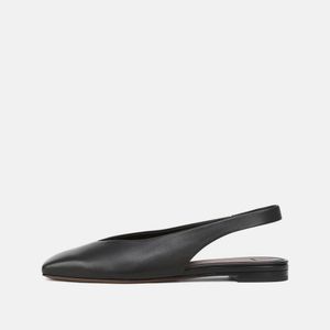 Vince White Darlina Leather Slingback Flat