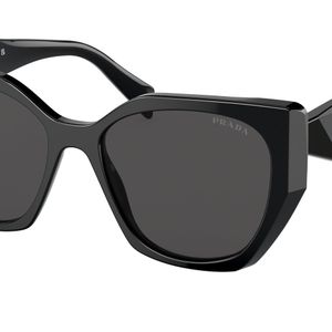 Prada Black Pr 19Zs 1Ab5S0 Sunglasses Acetate Pillow Normal