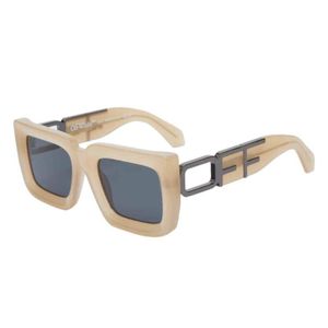 Off-White c/o Virgil Abloh Black Oeri073 Boston 1707 Sand Dark Sunglasses Acetate Squared Normal