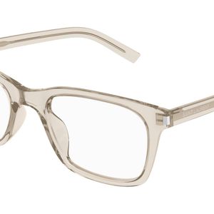 Saint Laurent Black Sl 718 Slim 004 Optical Frames Acetate Transparent Squared for men