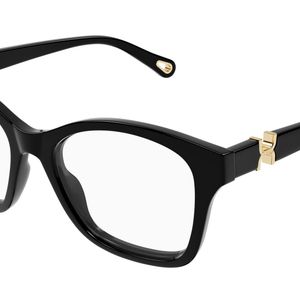 Chloé Black Ch0334O 006 Optical Frames Acetate Transparent Cat Eye
