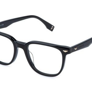 Police Black Vplr65 Supernova 7 700 Optical Frames Acetate Pantos for men