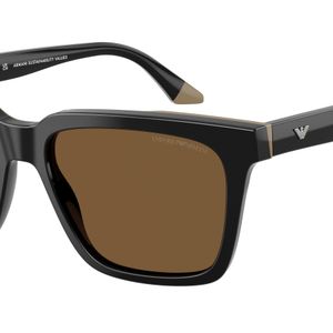 Emporio Armani Black Ea4260 631373 Sunglasses Acetate Squared Normal for men