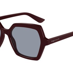McQueen Black Am0537S 004 Sunglasses Acetate Light Geometric