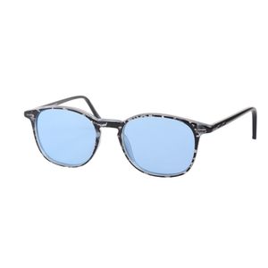 Italia Independent Blue 5704 Eyecare Camo/Azzurro Outlet Sunglasses Acetate Light Round Polarized