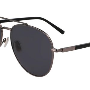 Ferragamo Black Sf316S 027 Sunglasses Metal Pilot Normal for men