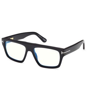 Tom Ford Black Ft6084-B 001 Optical Frames Acetate Squared Normal for men