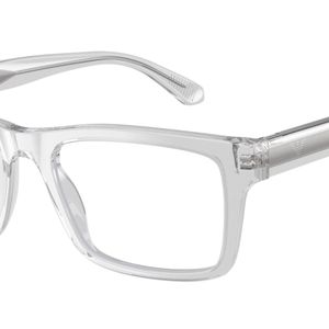 Emporio Armani Black Ea3254 6250 Optical Frames Acetate Squared Normal for men