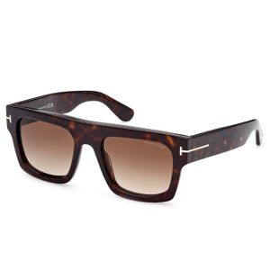 Tom Ford Black Ft0711 Fausto 52F Sunglasses Acetate Squared Normal Shaded for men