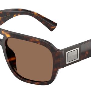 Dolce & Gabbana Black Dg4506 502/73 Sunglasses Acetate Pilot Normal for men