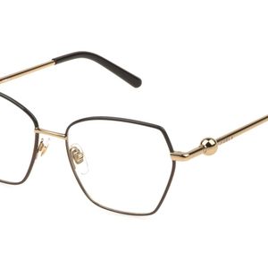 Furla Black Vfu871 342 Optical Frames Metal Geometric
