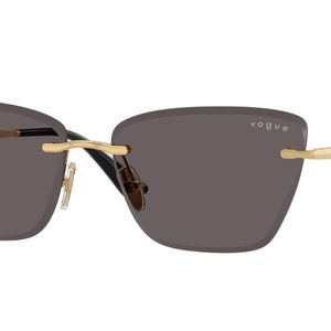 Vogue Eyewear Black Vo4332S 280/87 Sunglasses Metal Cat Eye Normal