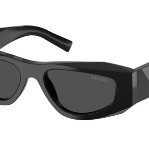 Prada Black Pr B19S 16K08Z Sunglasses Acetate Pillow Normal for men
