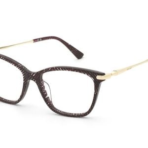 Nina Ricci Black Vnr473 05Ag Optical Frames Acetate Squared