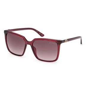Guess Black Gu00258 69F Sunglasses Injected Squared Normal