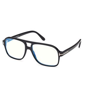 Tom Ford Black Ft6058-B 001 Optical Frames Acetate Squared Normal for men