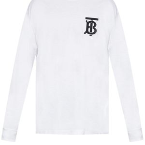 メンズ Burberry ロゴ Tシャツ ホワイト