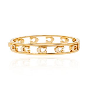 COACH Metallic Bracelet With Logo