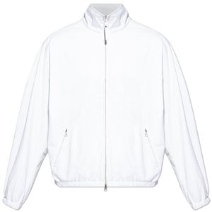 Courreges White Jacket With Logo for men