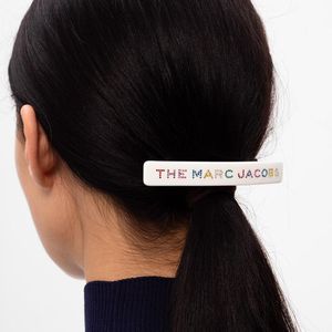 Marc Jacobs ホワイト The Small Barrette ヘア クリップ