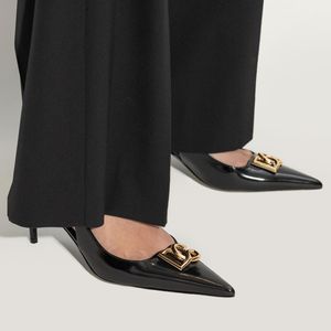 Dolce & Gabbana Black Leather Shoes