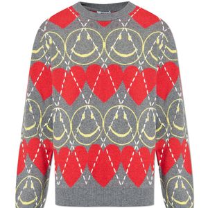 Moschino Red Wool Sweater for men