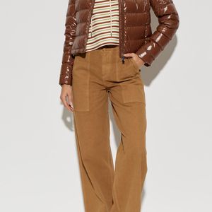 Moncler Brown 'Papillon' Down Jacket