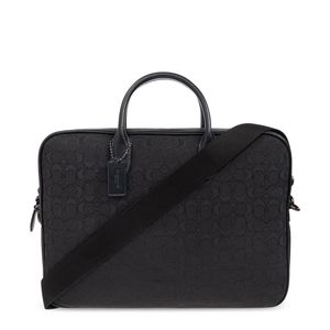 COACH Black Document Bag for men