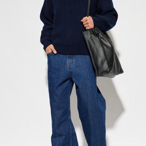 Jil Sander Blue Wool Sweater for men