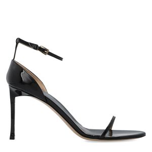 Tom Ford Black Leather Heeled Sandals