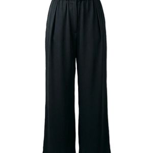 Jil Sander Black Wide-Leg Trousers