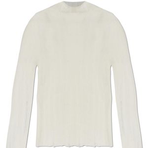 Fabiana Filippi White Fitted Turtleneck