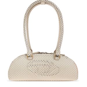 DIESEL White Shoulder Bag '2.0 1Dr Dome'