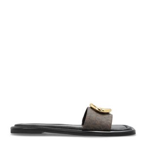MICHAEL Michael Kors White 'Milan' Slides