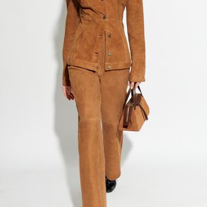 Haikure Brown Suede Trousers "Korea"