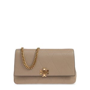 Tory Burch Brown Wallet On A Chain 'Charlie'