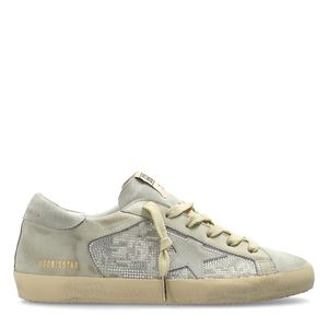 Golden Goose Deluxe Brand Grey 'Super-Star Double Quarter With L' Sports Shoes